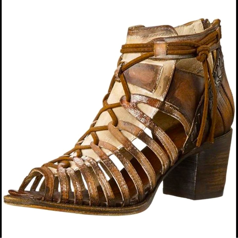Freebird Wazee Boho Peep Toe Sandal